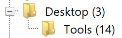 Desktop and Tools folder structure